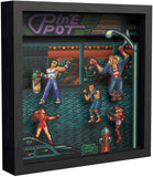 Pixel Frames Sega Streets of Rage 9x9 inches Shadow Box Art - Officially Licensed