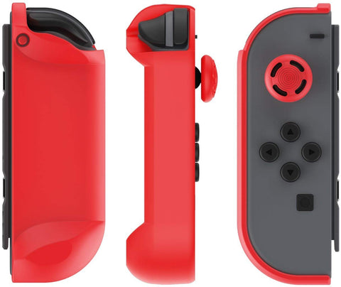 PDP Nintendo Switch Joy-Con Armor Guards Grips - (2 Pack) Red & Black