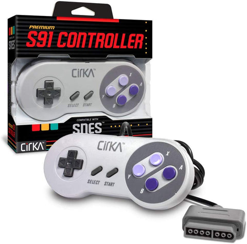 CirKa Super Nintendo SNES Wired Controller for SNES