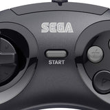 Retro-Bit Official Sega Genesis USB Controller 6-Button Arcade Pad for Sega Genesis Mini, PC/Mac,  Steam, RetroPie, Raspberry Pi