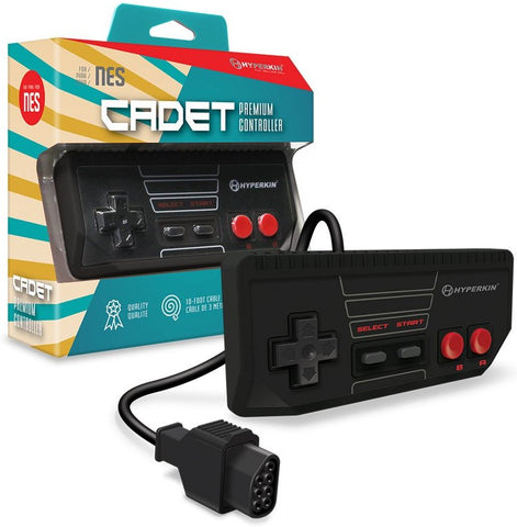Hyperkin "Cadet" Premium Wired NES Controller - Black