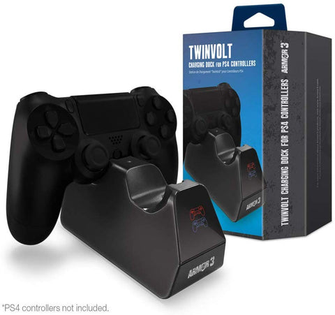 Armor3 "TwinVolt" Charging Dock for PS4 Controllers