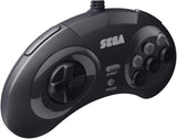 Retro-Bit Official Sega Genesis 8-Button Arcade Pad USB Controller for PC/Mac - Black