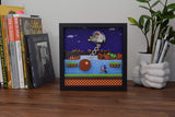 Pixel Frames Sonic The Hedgehog Wrecking Ball 9x9 inches Shadow Box Art - Officially Licensed