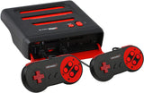 Retro-Bit Super RetroTRIO 3in1 NES / SNES / Sega Genesis Console - Red/Black