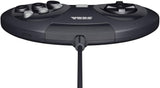 Retro-Bit Official Sega Genesis Controller 6-Button Arcade Pad - Original Port - Black