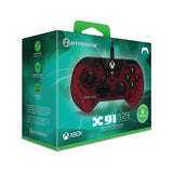 Hyperkin X91 Ice Wired Controller for Xbox Series X|S/Xbox One/Windows 10/11 Officially Licensed By Xbox - Ruby Red