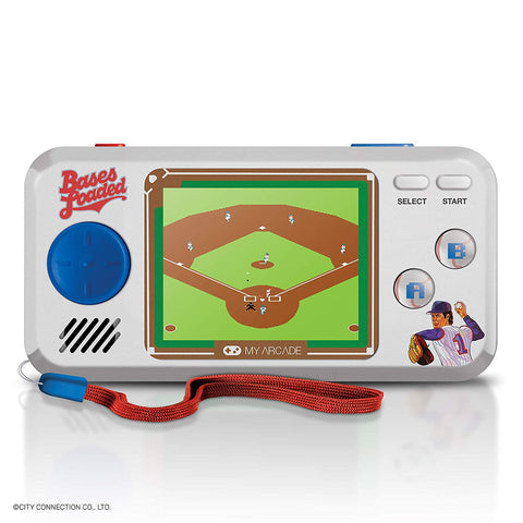 My Arcade Bases Loaded Pocket Player - Collectible Handheld Game Portable Console with 7 Games