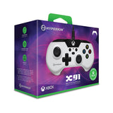 Hyperkin X91 Ice Wired Controller for Xbox Series X | S/Xbox One/Windows 10/11 Officially Licensed By Xbox - White