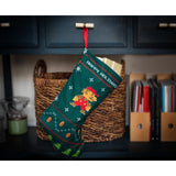 Super Mario Bros. Retro Embroidered Holiday Stocking 18" Officially Licensed