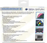 Retro-Bit Official Sega Saturn Bluetooth Controller 8-Button Arcade Pad for Nintendo Switch, PC, Mac, Steam - Slate Grey