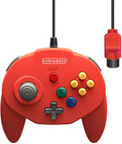 Retro-Bit Tribute 64 Controller for Nintendo N64 - Original Port - Red