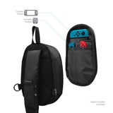 Hyperkin Let's Game Anywhere "Sprinter" Sling Bag for Nintendo Switch and Switch OLED Console and Accessories