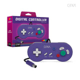 CirKa Digital Wired Controller for GameCube (Purple, Black)