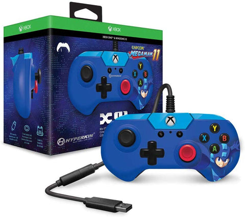 Hyperkin X91 Wired Controller for Xbox One/Windows 10 PC Officially Licensed By Capcom and Xbox - Mega Man 11 Limited Edition