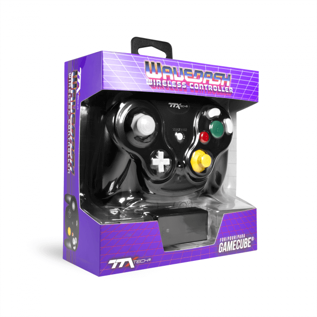 TTXTech GC Wireless Wavedash 2.4GHZ Controller for Nintendo GameCube a ...