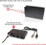 Nyko Retro Controller Hub 4 Port GameCube Controller Adapter for Nintendo Switch