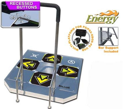 Energy Arcade Metal DDR Dance Pad - Wii, XBox, PS2, PC/Mac