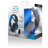 dreamGEAR GRX-340 Advanced Wired Gaming Headset for Xbox One/PS4/Xbox 360/Wii U - Black/Blue