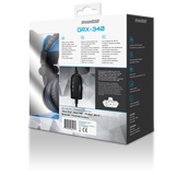dreamGEAR GRX-340 Advanced Wired Gaming Headset for Xbox One/PS4/Xbox 360/Wii U - Black/Blue
