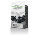 dreamGEAR Xbox One Dual Power Dock Charger Includes 2x Rechargeable Battery Packs