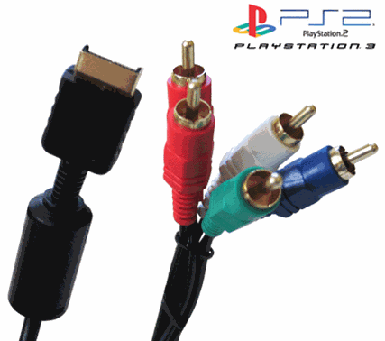 PS2 / PS3 Component A/V HDTV Cable