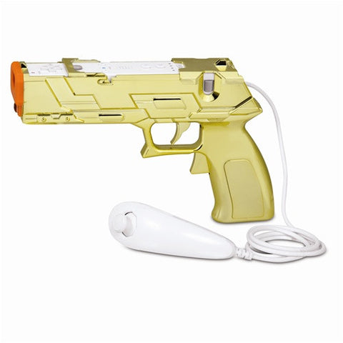 Quick Shot Plus Light Gun Wii (Silver / Gold)