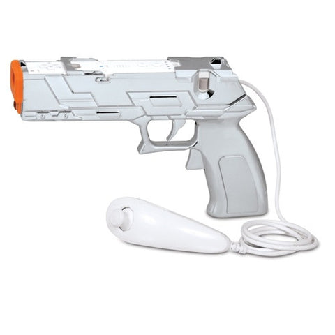Quick Shot Plus Light Gun Wii (Silver / Gold)