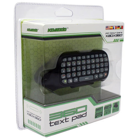 Xbox 360 Text Pad Keyboard - Black