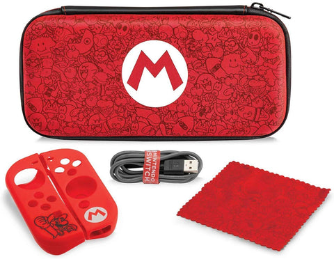 PDP Nintendo Switch Starter Kit - Mario Remix Edition