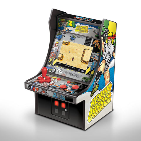 MY ARCADE Data East Heavy Barrel Micro Arcade Machine Portable Handheld Video Game