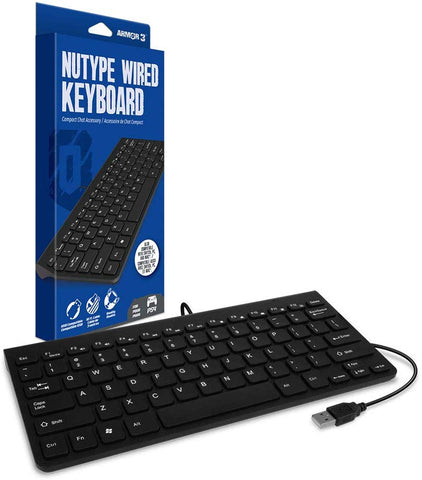 Armor3 "NuType" Wired Keyboard for PS4, Switch, and PC/Mac