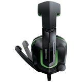 dreamGEAR GRX-440 Wired High Performance Headset for Xbox One/PS4/Nintendo Switch - Green/Black