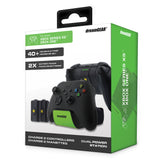 dreamGEAR Dual Power Station Charging Dock with 2x Rechargeable Battery Packs for Xbox Series X/S and Xbox One