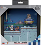 Pixel Frames Mega Man 7 Dr. Wily 9x9 Inches Shadow Box Art - Officially Licensed Capcom