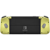 HORI Split Pad Compact Ergonomic Controller for Handheld Mode (Light Gray & Yellow) for Nintendo Switch and Switch OLED - Officially Licensed by Nintendo