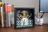 Pixel Frames Contra NES 9x9 inches Shadow Box Art - Officially Licensed