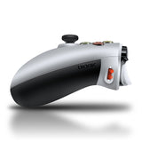 Bionik Quickshot Custom Rubber Grip w/ Dual Setting Trigger Lock for Xbox One Controller - White