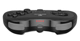 Retro-Bit Official Sega Saturn Bluetooth Controller 8-Button Arcade Pad for Nintendo Switch, PC, Mac, Steam - Black