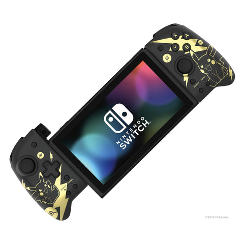 Hori Nintendo Switch Split Pad Pro Controller (Pokemon: Black & Gold Pikachu) Officially Licensed By Nintendo and the Pokemon