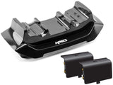 KMD  Xbox One Dual Charge Dock with 2 Rechargable Batteries Bundle