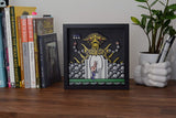 Pixel Frames Contra NES 9x9 inches Shadow Box Art - Officially Licensed