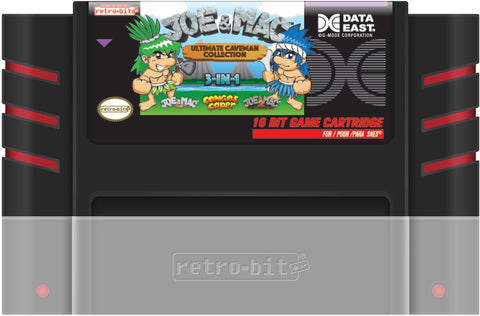 Retro-Bit Joe & Mac: Ultimate Caveman Collection SNES Cartridge - Super NES