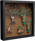 Pixel Frames Golden Axe 9x9 inches Shadow Box Art - Officially Licensed