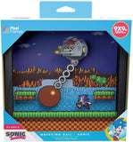 Pixel Frames Sonic The Hedgehog Wrecking Ball 9x9 inches Shadow Box Art - Officially Licensed