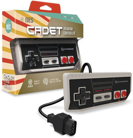 Hyperkin "Cadet" Premium Wired NES Controller - Gray