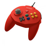 Retro-Bit Tribute Nintendo N64 USB Controller for PC, Nintendo Switch, Mac, Steam, RetroPie, Raspberry Pi - USB Port - Red