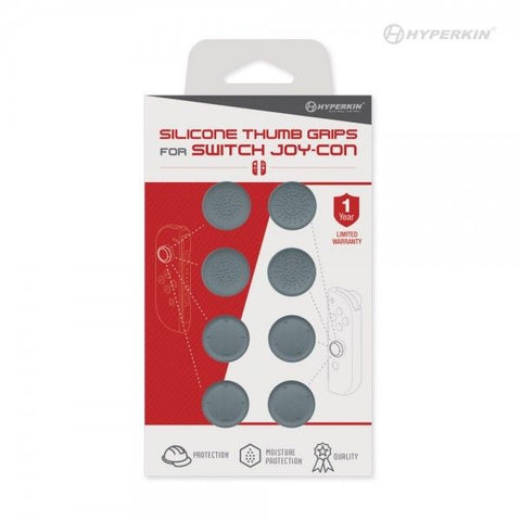 Hyperkin Nintendo Switch Joy-Con Silicone Thumb Grips - Neo Gray