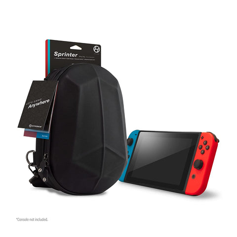 Hyperkin Let's Game Anywhere "Sprinter" Sling Bag for Nintendo Switch and Switch OLED Console and Accessories