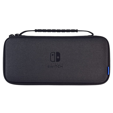 HORI Official Slim Tough Pouch Case for Nintendo Switch & Switch OLED - Black